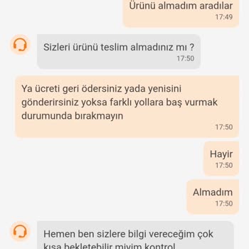 Buz Gibi Yemek Ve İade Sorunu