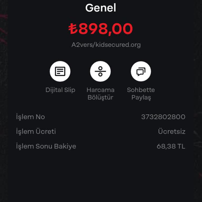 Habersiz Çekilen Para İadesi Talebi