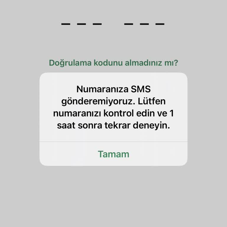 Numara Değişikliği Sonrası Erişim Sorunu