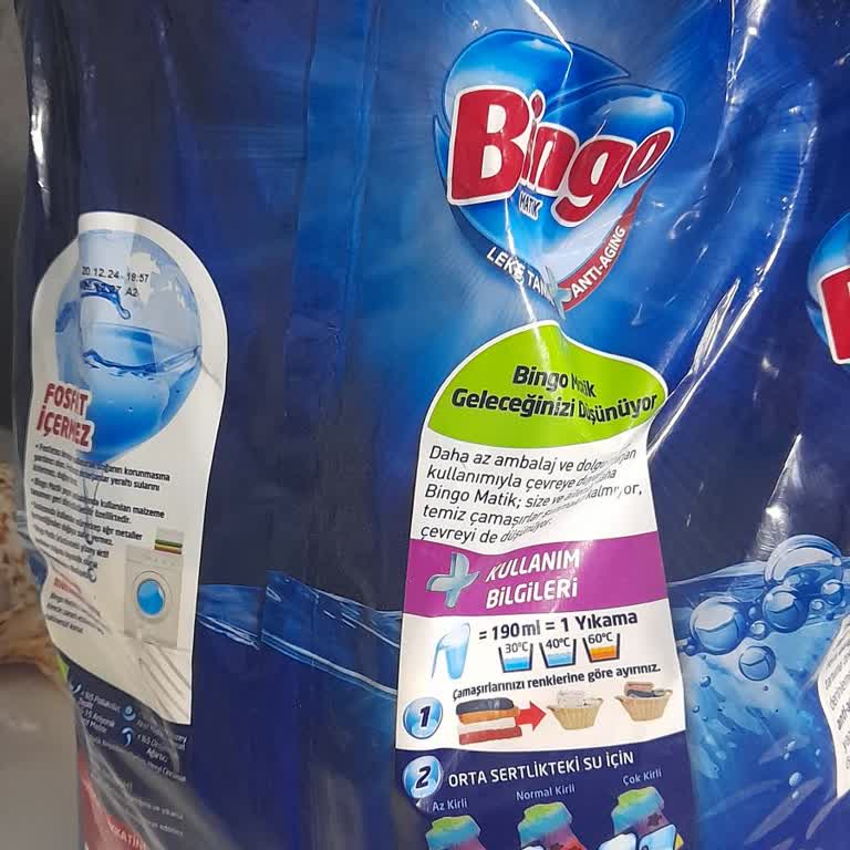 Bingo Matik Deterjan Köpürmeme Sorunu