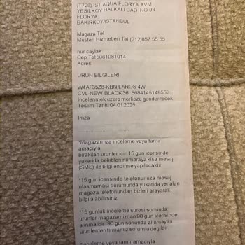 Tiftiklenen Ürün Ve İade Sürecindeki Sorunlar