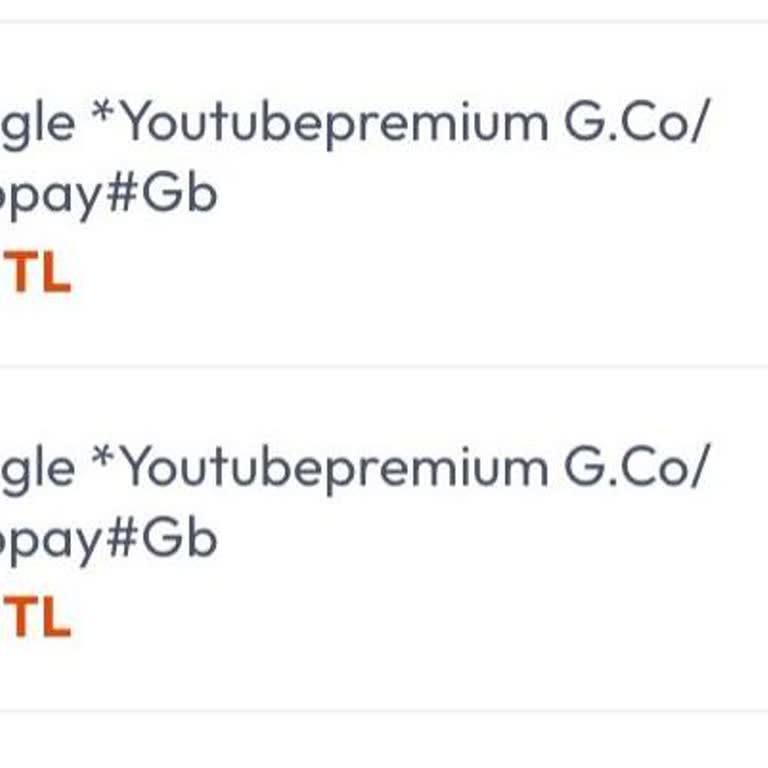 Yetkisiz Çekim: Youtube Premium Üyeliği Sorunu