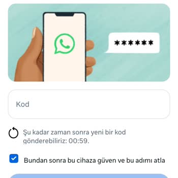 WhatsApp Kod Sorunu: Şifre Değişikliği Sonrası Erişim Engeli