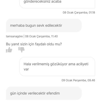 Eksik Gönderilen Ürünler Ve İlgisiz Satıcı