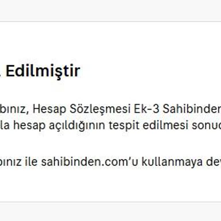 Hesap İptaliyle Karşılaştım, Yardım Bekliyorum