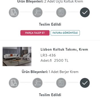 Vivense Koltuk Takımında Leke Ve Sünger Çökmesi Sorunu