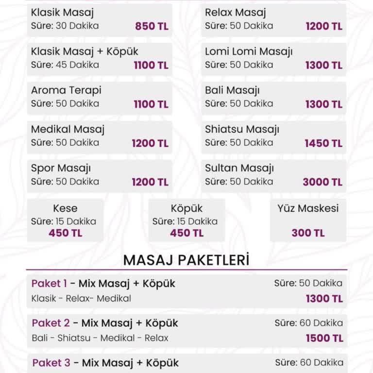 Dias SPA & Masaj Salonu Memnuniyetsizliği