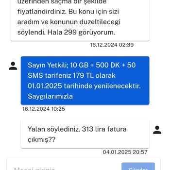 Yanıltıcı Fatura Ve Yetersiz Müşteri Hizmeti