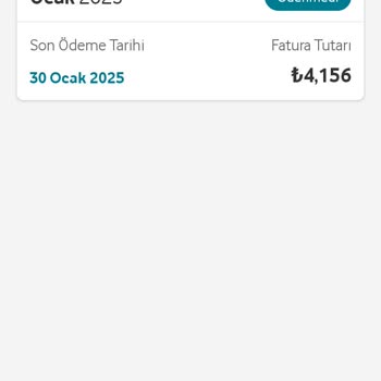 Faturadaki Yanlışlık İçin Acil Çözüm Bekliyorum