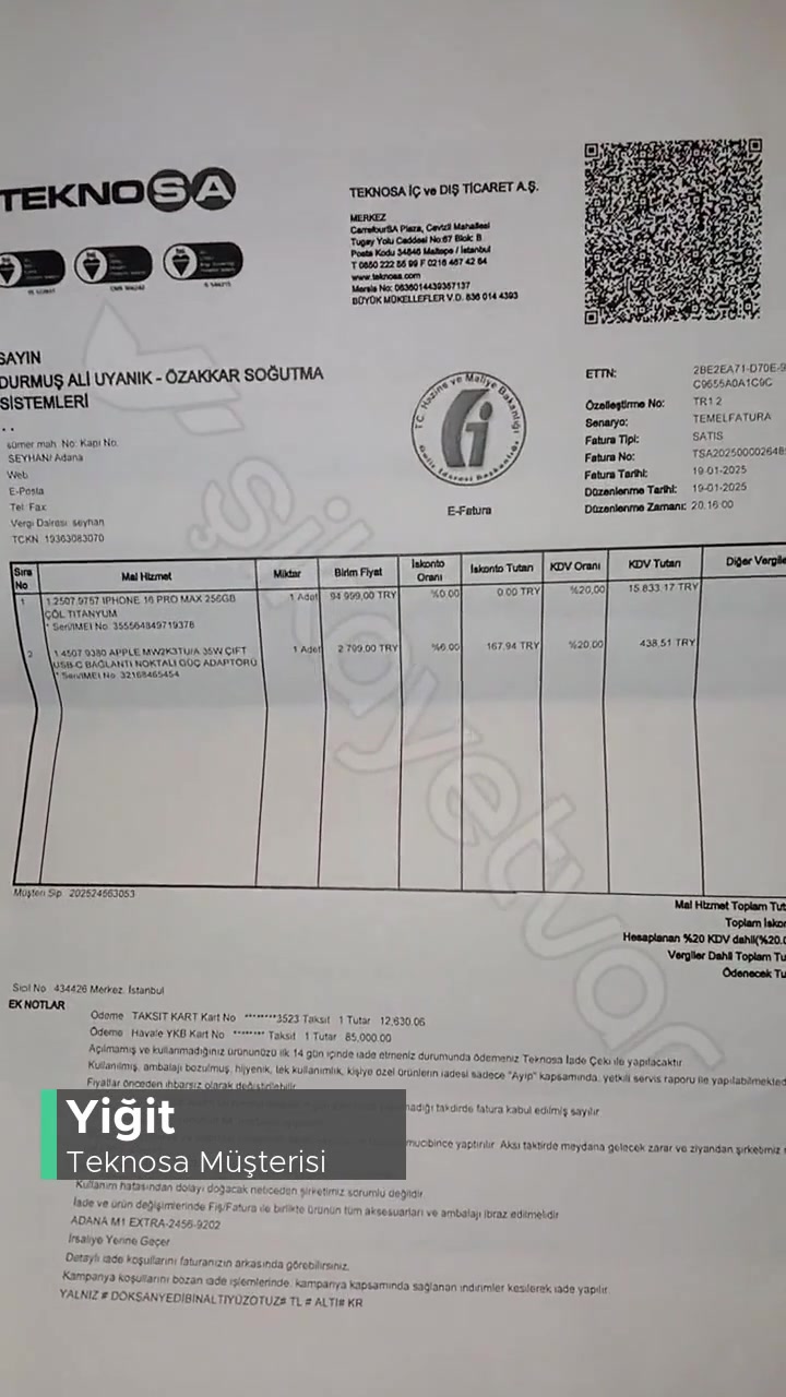 Teknosa Habersizce Kartımdan Para Çekti! videonun kapak resmi