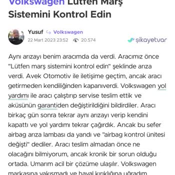 Çupra Aracımın Kronik Marş Sorunu Ve Yetersiz Servis Desteği