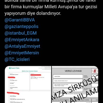 Sahte Tur Firması Mağduriyeti