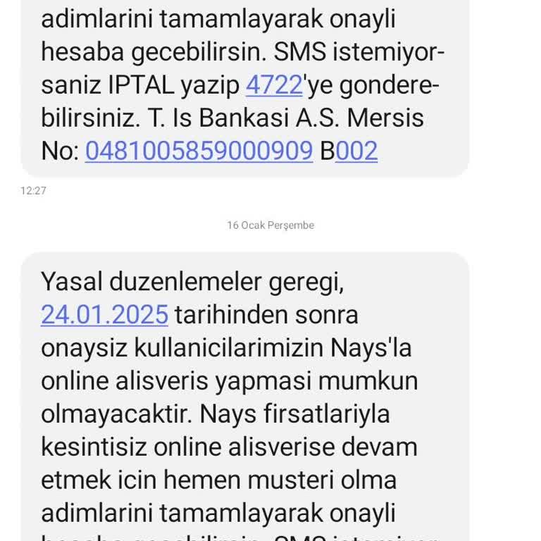 Nays Kart Aktivasyon Sorunu