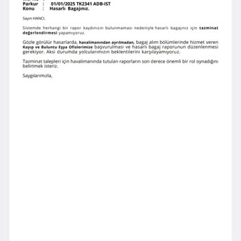 THY İle Valiz Kırığı Ve Çözülmeyen Mağduriyet