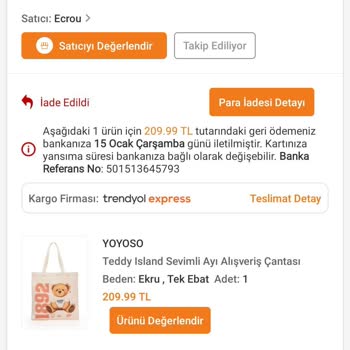 Ecrou Yanlış Paket İadesi Ve Müşteri Hizmetleri Sorunu