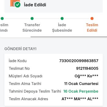 Ecrou Yanlış Paket İadesi Ve Müşteri Hizmetleri Sorunu