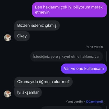 Eksik İade Ve Hakaret Eden Satıcı