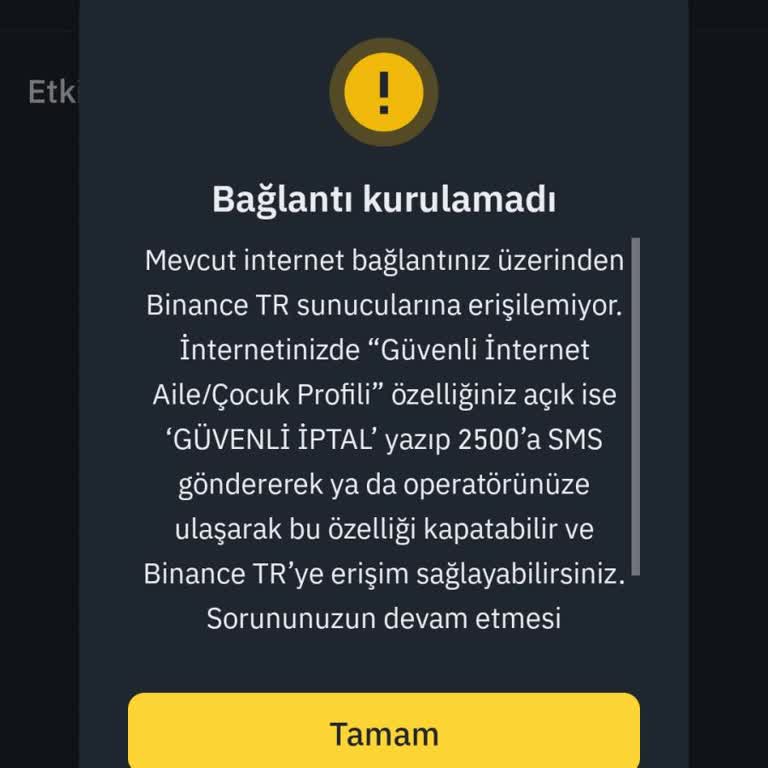 Biance TR Hesabına Erişim Sorunu