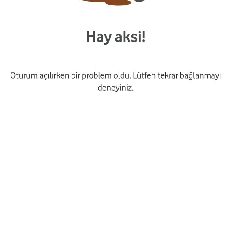 Vodafone Hediye Çarkı Erişim Sorunu