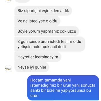 Yanlış Ürün Ve Geç Teslimat Sorunu