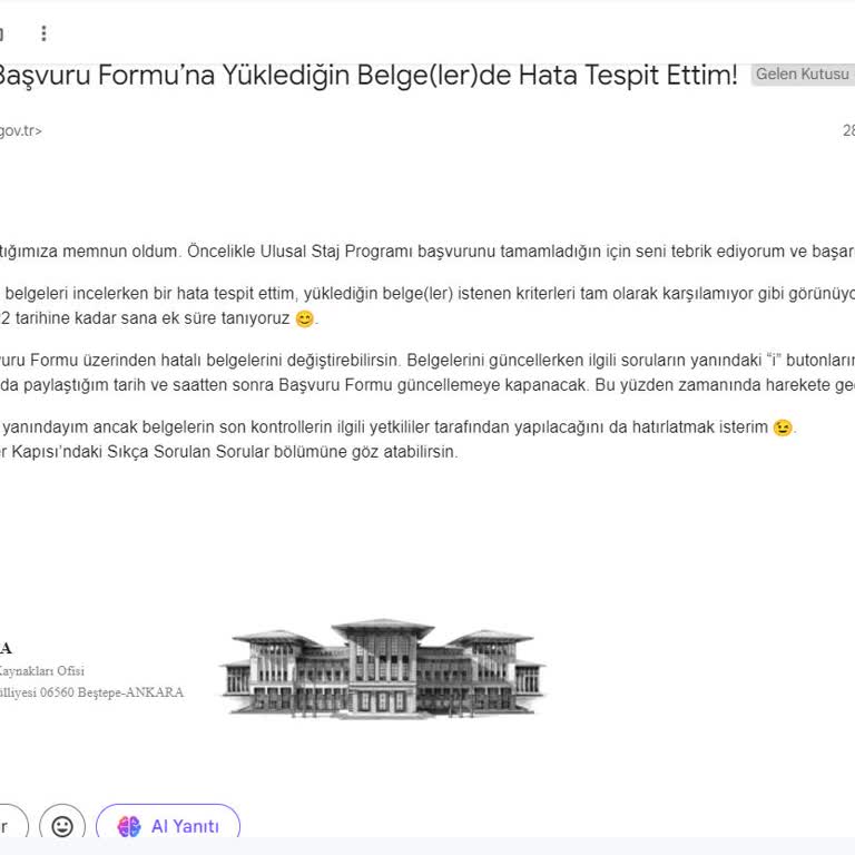 E-Devlet Kariyer Kapısı Staj Başvuru Sorunu