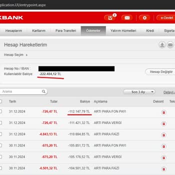 Akbank Destek Merkezine Yanıt Bekleyen Acil Sorun: Artı Para Bakiyesi Gizemli Şekilde Azalıyor