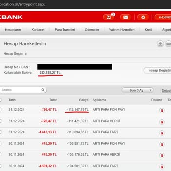 Akbank Destek Merkezine Yanıt Bekleyen Acil Sorun: Artı Para Bakiyesi Gizemli Şekilde Azalıyor
