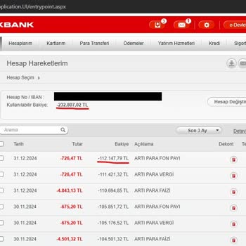 Akbank Destek Merkezine Yanıt Bekleyen Acil Sorun: Artı Para Bakiyesi Gizemli Şekilde Azalıyor