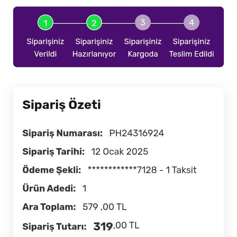 Gratis'ten Alınan Ürün 10 Gündür Kargoya Verilmedi