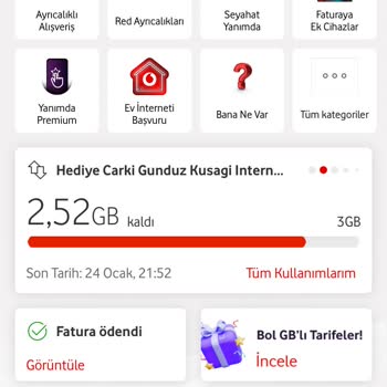 Vodafone Haksız Aşım Ücreti Kesintisi