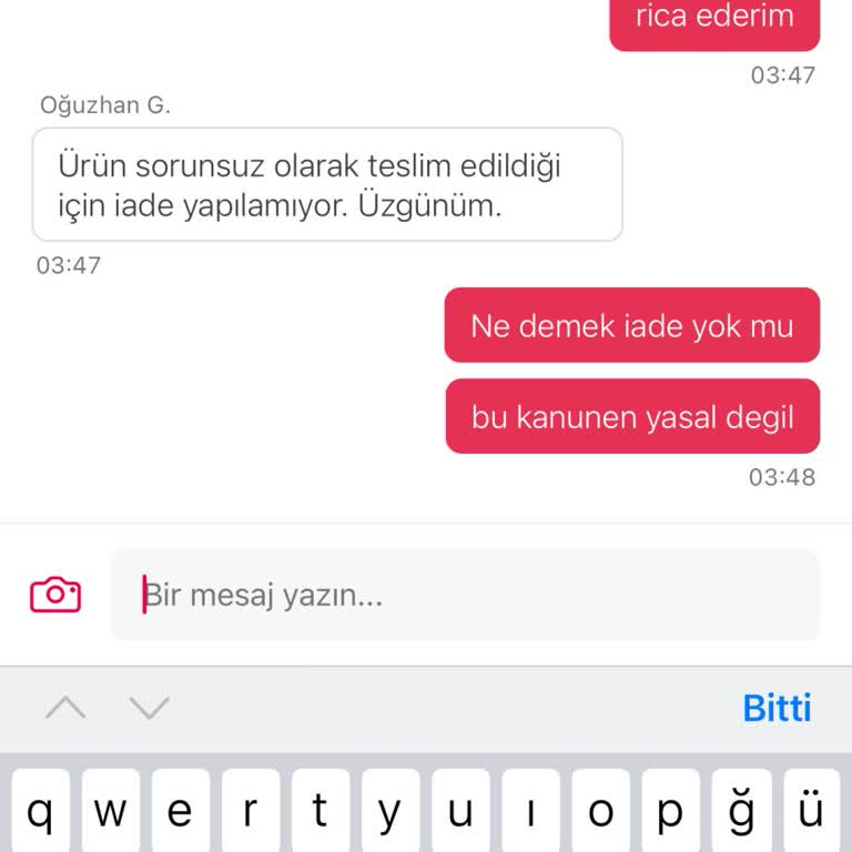 Yemeksepeti'nin İade Politikası Sorunu Ve Müşteri Memnuniyetsizliği