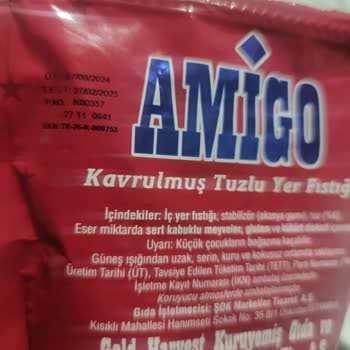 Amigo Fıstıklarının İçinden Kurt Çıkması: Tüketici Sağlığı Tehlikede