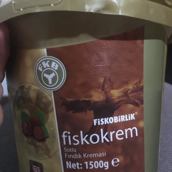 Fiskobirlik Sütlü Fındık Kremasının Tadı Hayal Kırıklığı Yarattı