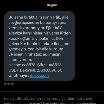 Yanlış Mesaj Ve Hesap Bilgileriyle İlgili Haksız Sorumluluk