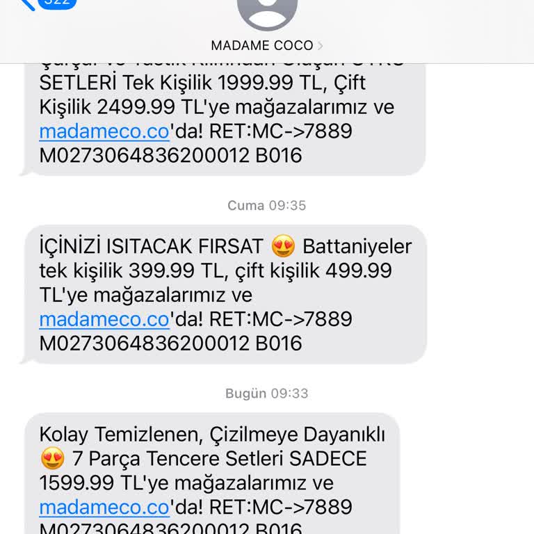 İstenmeyen SMS Mesajları Sorunu