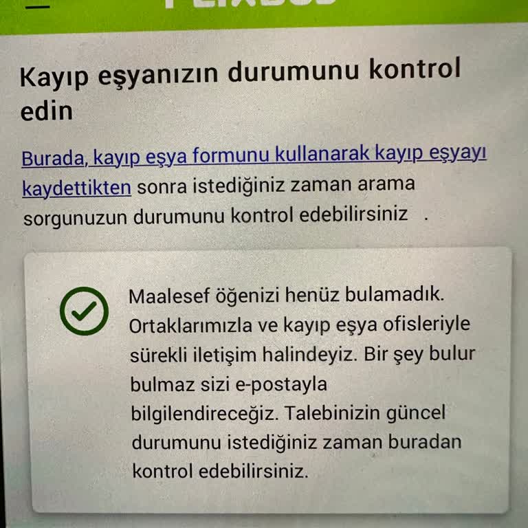Kayıp Eşya Sorunu Ve İletişim Eksikliği