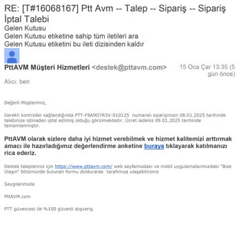 Epttavm'den İade Edilmeyen Para Krizi