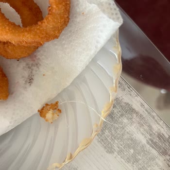 Sanpa Gıda ( Donuk Market ) Bonfrit Soğan Halkasının İçerisinden Uzun Beyaz Plastik Parçalar Çıktı!