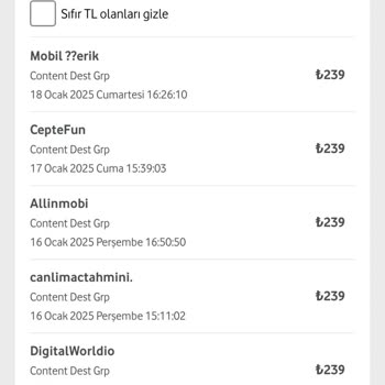 Bilgim Dışında Yapılan İşlemlerle Şişen Fatura