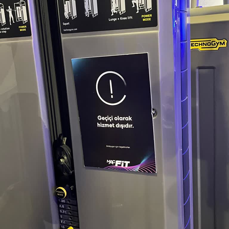 Macfit City Center'da Ekipman Sorunları Ve Yetersiz Hizmet