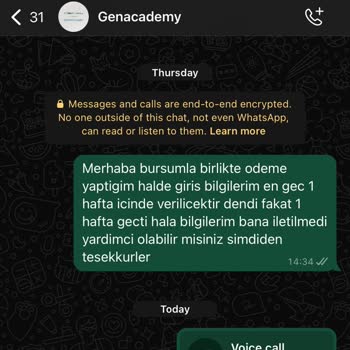 Gen Akademi'den Alınan Eğitimin Hayal Kırıklığı
