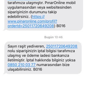 İndirimli Siparişin Keyfi İptali