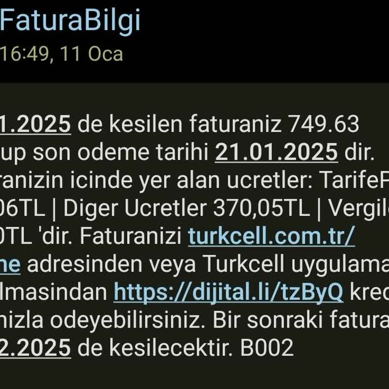 Fatura Detaylarına Ulaşamama Ve Ek Ücret Sorunu