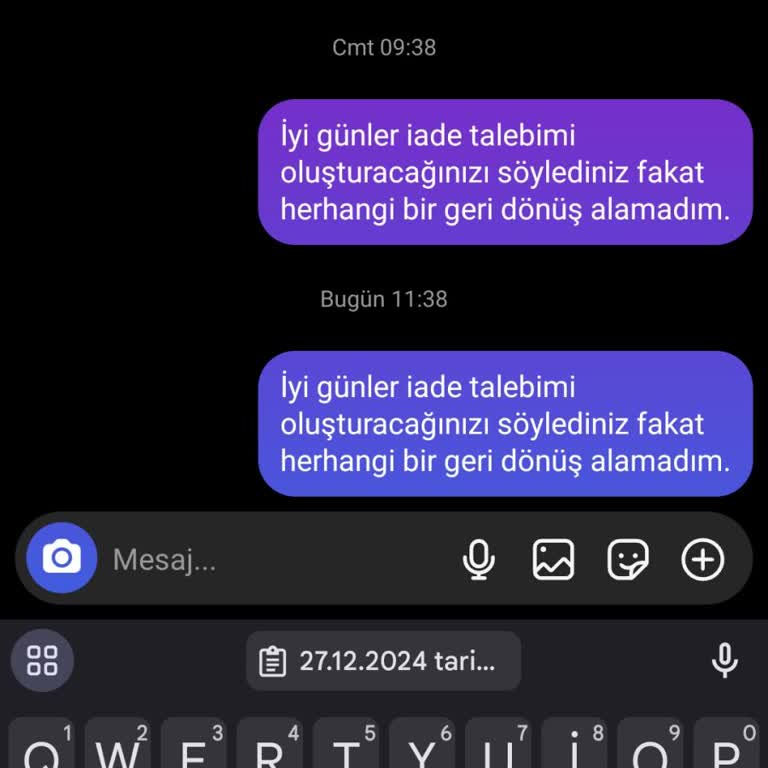 İade Sürecinde İletişim Sorunları Ve Fatura Eksikliği