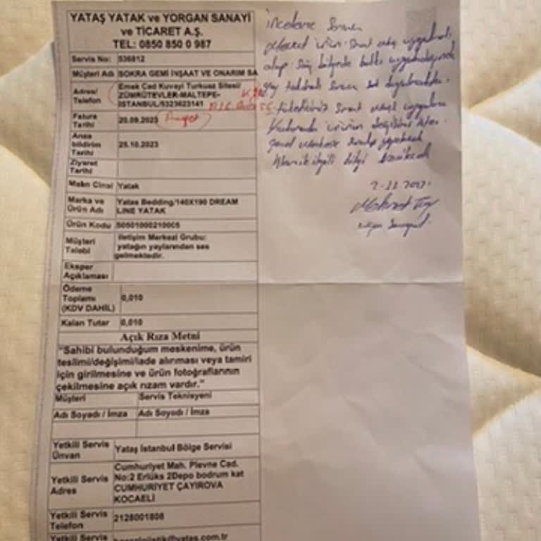 Yataş Yatak Ve Baza Sorunlarıyla Mücadele