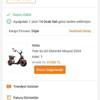 Volta SE-03 Mopet: Sürekli ECU Uyarısı Ve Park Modu Sorunu
