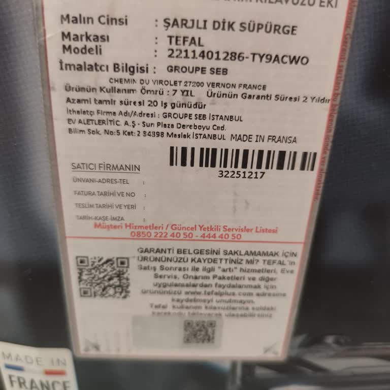 Tefal Şarjlı Süpürge İlk Günden Hayal Kırıklığı
