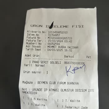 Beymen'den Aldığım Defolu Ürün İçin Hayal Kırıklığı