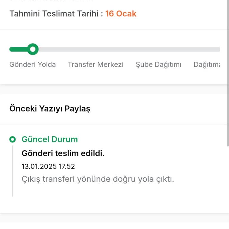 Kargo Teslimatında Yaşanan Gecikme Sorunu