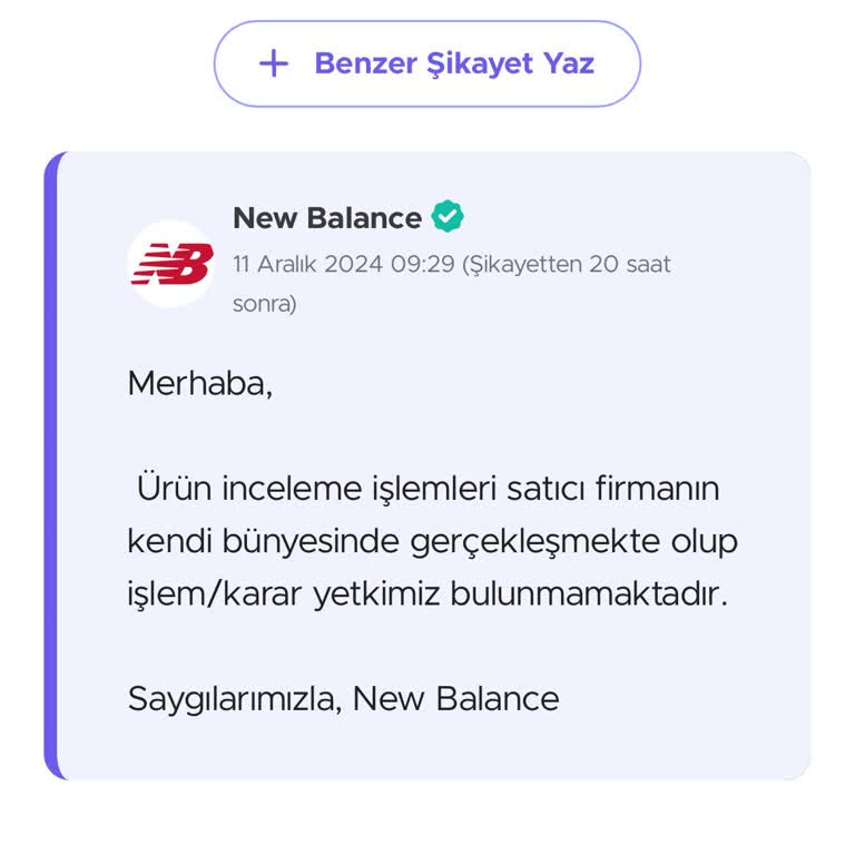 New Balance Türkiye'de Garanti Sorunu